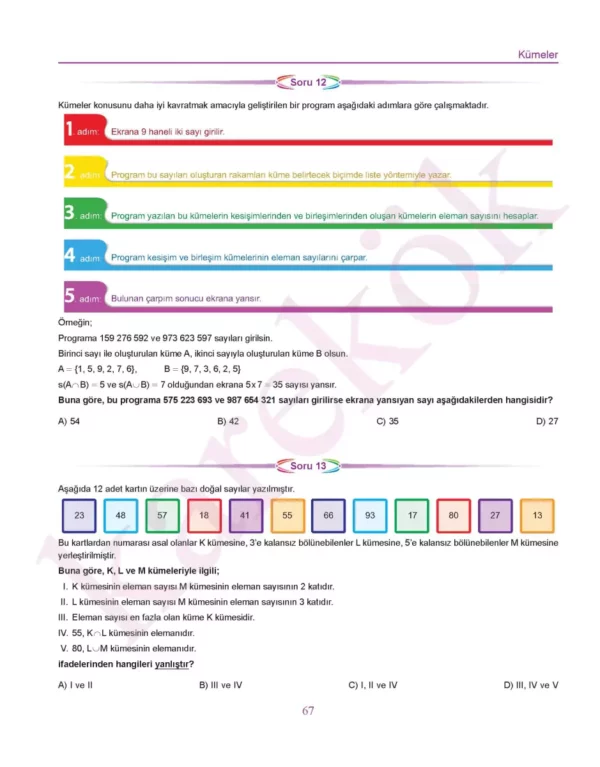 6sinifbeceritemelliyeninesilmatematiksorulari2